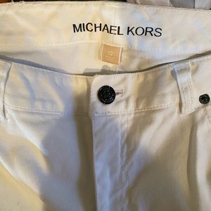 Michael Kors 12 worn once jeans with side zippers on entire side. Sexy.